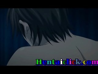 Hentai gay couple hot foreplay and sex action
