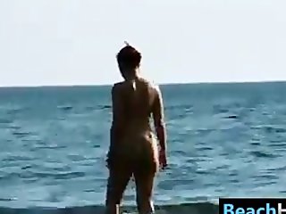 Naked Girl A The Beach